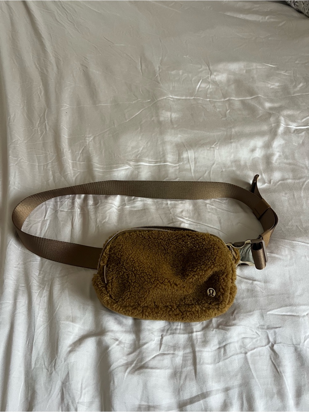 lululemon athletica Fleece Everywhere Belt Bag in Brown/Gold